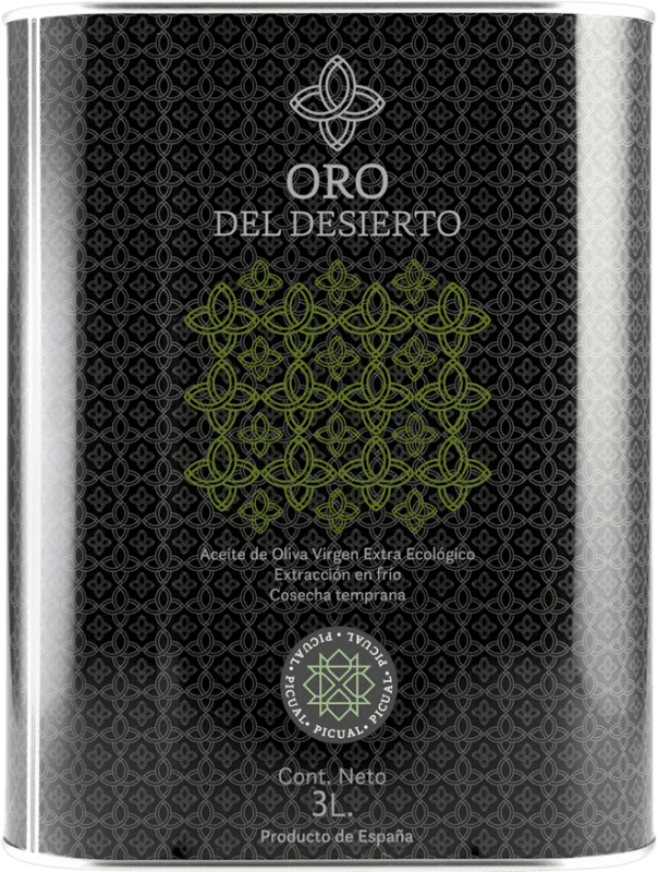 77,95 € Envoi gratuit | Huile d'Olive Oro del Desierto HOVE Vierge Extra Canette Spéciale 3 L