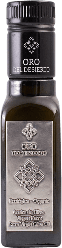 8,95 € Spedizione Gratuita | Olio d'Oliva Oro del Desierto EVO Extra Vergine Bottiglietta Mignon 10 cl Vetro
