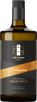 Envío gratis | Aceite de Oliva Finca Molí Coloma La Boella Vidrio D.O.P. Siurana Cataluña España Arbequina Botella Medium 50 cl