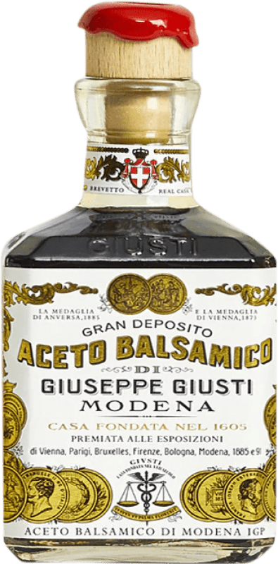 21,95 € | Vinagre Giuseppe Giusti 2 Medallas de Oro Clássico, Balsâmico Itália Garrafinha 25 cl