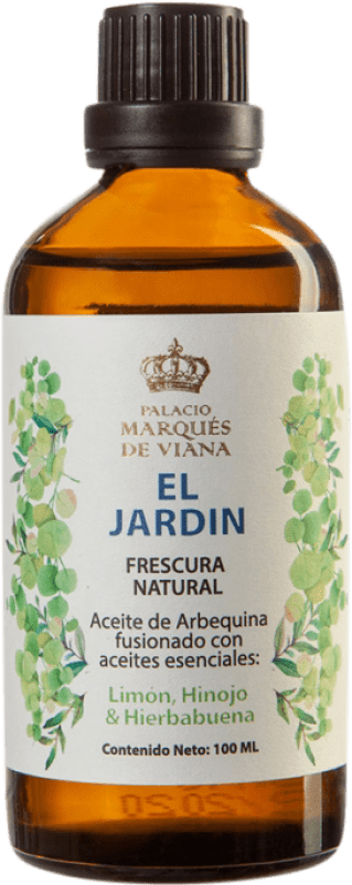 Kostenloser Versand | 12 Einheiten Box Olivenöl Palacio Marqués de Viana El Jardín Vidrio Andalusien Spanien Miniaturflasche 10 cl