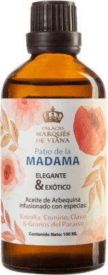 Envío gratis | Caja de 12 unidades Aceite de Oliva Palacio Marqués de Viana Palacio de la Madama Vidrio Andalucía España Botellín Miniatura 10 cl