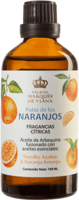 128,95 € | Scatola da 12 unità Olio d'Oliva Palacio Marqués de Viana Patio de los Naranjos Andalusia Spagna Bottiglietta Mignon 10 cl Vetro Flor de Azahar — Fiore d'Arancio, Naranja — Arancia, Tomillo — Timo