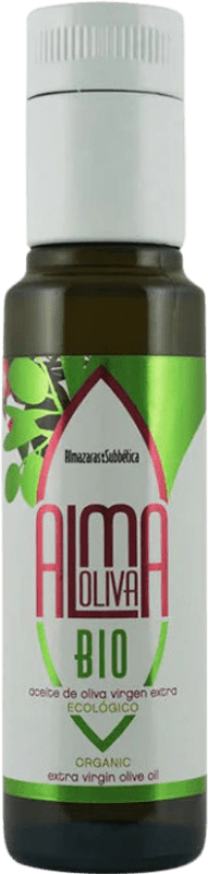 3,95 € | Olive Oil Almazaras de la Subbética Almaoliva EVOO Extra Virgin D.O.P. Priego de Córdoba Andalusia Spain Hojiblanca Bio — Organic Miniature Bottle 10 cl Glass