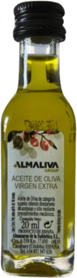 Aceite de Oliva Caja de 252 unidades ‎Almazaras de la Subbética Almaoliva Gran Selección Vidrio Priego de Córdoba Botellín Miniatura 2 cl