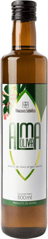 8,95 € Envío gratis | Aceite de Oliva Almazaras de la Subbética Almaoliva AOVE Virgen Extra Botella Medium 50 cl