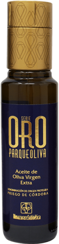 6,95 € | Aceite de Oliva Almazaras de la Subbética Parqueoliva Edición Oro, AOVE Virgen Extra D.O.P. Priego de Córdoba Andalucía España Hojiblanca, Picuda Botellín Miniatura 10 cl Vidrio