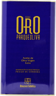 Huile d'Olive ‎Almazaras de la Subbética Parqueoliva Serie Oro Hojiblanca et Picuda Priego de Córdoba Canette Spéciale 3 L