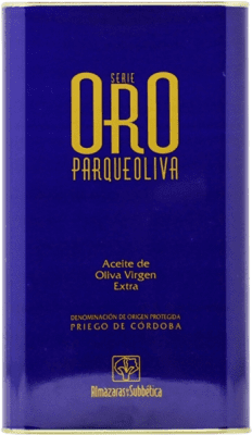 Huile d'Olive Almazaras de la Subbética Parqueoliva Priego de Córdoba Oro — Édition Or, HOVE Vierge Extra Canette Spéciale 3 L
