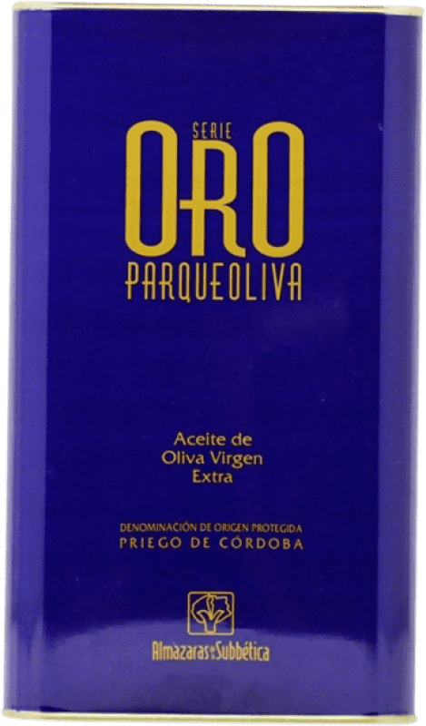 69,95 € | オリーブオイル ‎Almazaras de la Subbética Parqueoliva Serie Oro D.O.P. Priego de Córdoba アンダルシア スペイン Hojiblanca, Picuda 大きな缶 3 L