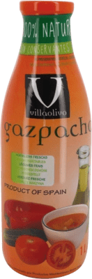 饮料和搅拌机 Mediterráneo Villaolivo Gazpacho Vidrio 1 L