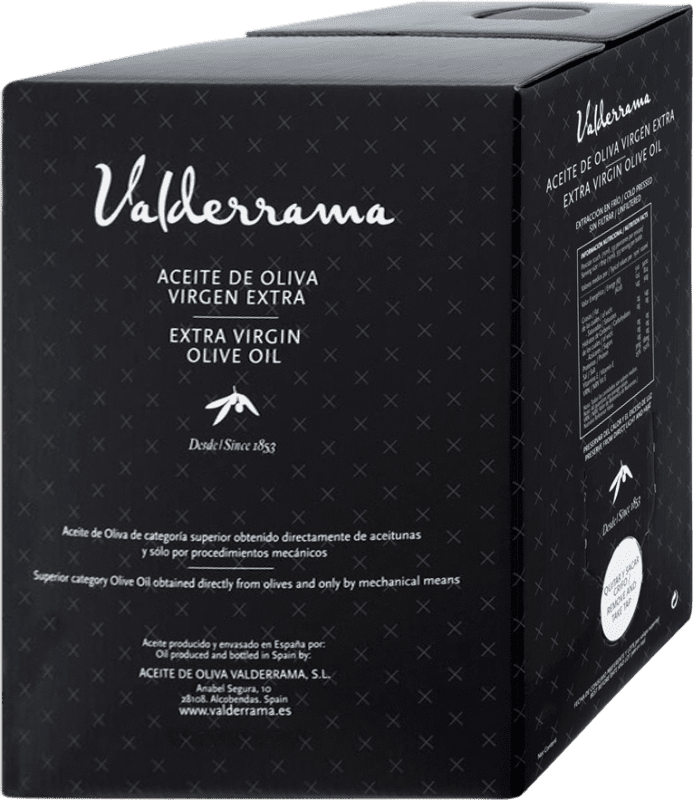 Envío gratis | Aceite de Oliva Valderrama Castilla la Mancha España Arbequina Bag in Box 5 L