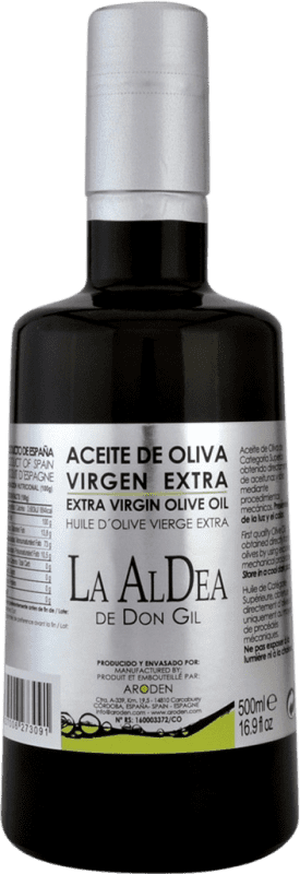 7,95 € | Huile d'Olive Arodén Hispania La Aldea de Don Gil HOVE Vierge Extra Andalousie Espagne Bouteille Medium 50 cl Verre