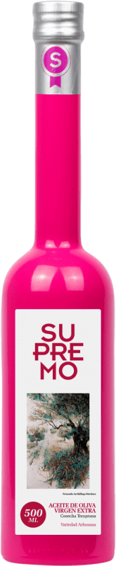 Spedizione Gratuita | Olio d'Oliva Supremo EVO Extra Vergine Jaén Spagna Arbosana Bottiglia Medium 50 cl Vetro