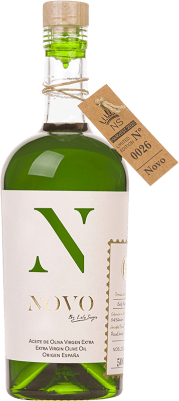 24,95 € | Olio d'Oliva Nobleza del Sur NOVO by Lola Sagra Edizione Limitata, EVO Extra Vergine Andalusia Spagna Picual Bottiglia Medium 50 cl Vetro