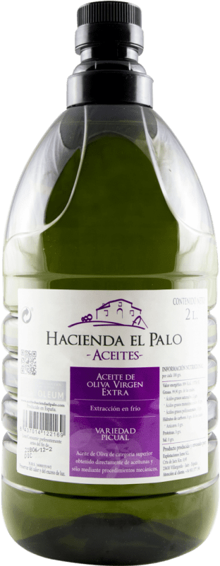 Envío gratis | Aceite de Oliva Hacienda el Palo PET Andalucía España Picual Garrafa 2 L