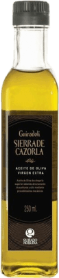 Envio grátis | Caixa de 24 unidades Azeite de Oliva Valdolivo AOVE Virgem Extra D.O. Sierra de Cazorla Andaluzia Espanha Picual Garrafinha 25 cl Vidro