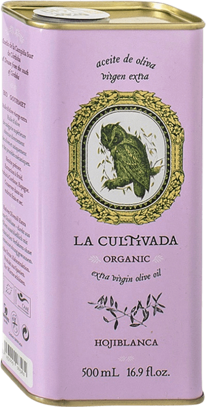 Kostenloser Versand | Olivenöl La Cultivada E-NOL Extra Nativ Andalusien Spanien Hojiblanca Dose 50 cl