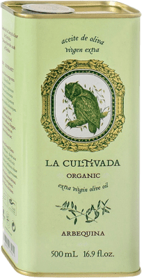 Free Shipping | Olive Oil La Cultivada EVOO Extra Virgin Andalusia Spain Arbequina Can 50 cl