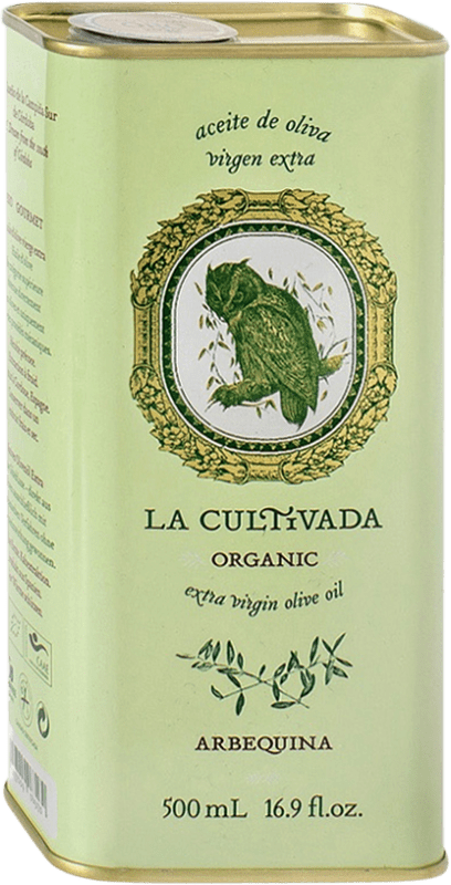 送料無料 | オリーブオイル La Cultivada アンダルシア スペイン Arbequina アルミ缶 50 cl