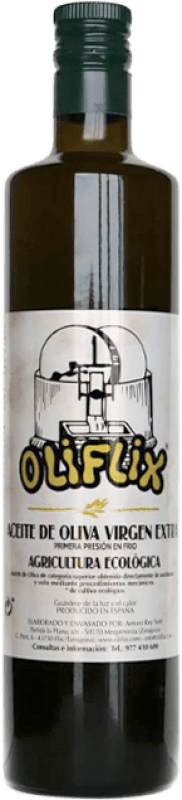 Kostenloser Versand | Olivenöl Antonio Rey Solé Oliflix E-NOL Extra Nativ D.O. Terra Alta Katalonien Spanien Eco — Biologisch 75 cl Glas