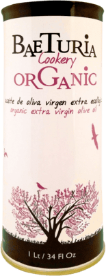 Olio d'Oliva Baeturia Organic Cookery EVO Extra Vergine Lattina Speciale 1 L