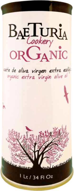 Kostenloser Versand | Olivenöl Baeturia Organic Cookery E-NOL Extra Nativ Extremadura Spanien Spezialdose 1 L