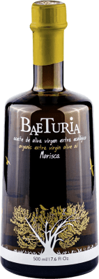 12,95 € | Azeite de Oliva Baeturia Organic AOVE Virgem Extra Extremadura Espanha Morisca Garrafa Medium 50 cl Vidro