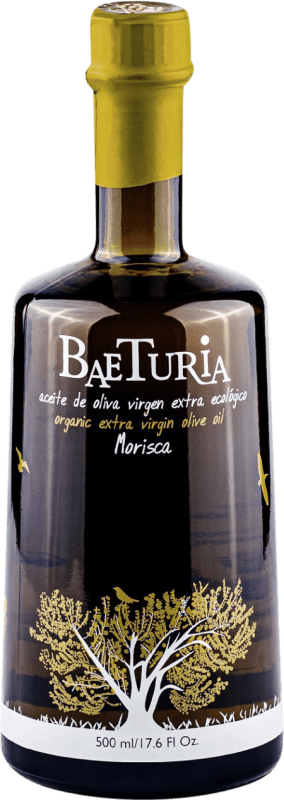 18,95 € Envio grátis | Azeite de Oliva Baeturia Organic AOVE Virgem Extra Garrafa Medium 50 cl Vidro
