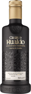 16,95 € | Olive Oil Casas de Hualdo EVOO Extra Virgin Family Reserve D.O. Montes de Toledo Castilla la Mancha Spain Medium Bottle 50 cl Glass