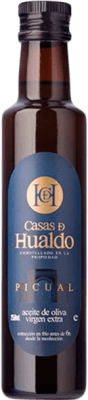 免费送货 | 盒装12个 橄榄油 Casas de Hualdo EVOO 特级初榨 D.O. Montes de Toledo 卡斯蒂利亚 - 拉曼恰 西班牙 Picual — 皮夸尔 小瓶装 25 cl 玻璃