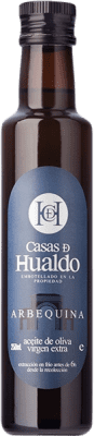 Olivenöl 12 Einheiten Box Casas de Hualdo Vidrio Arbequina Kleine Flasche 25 cl