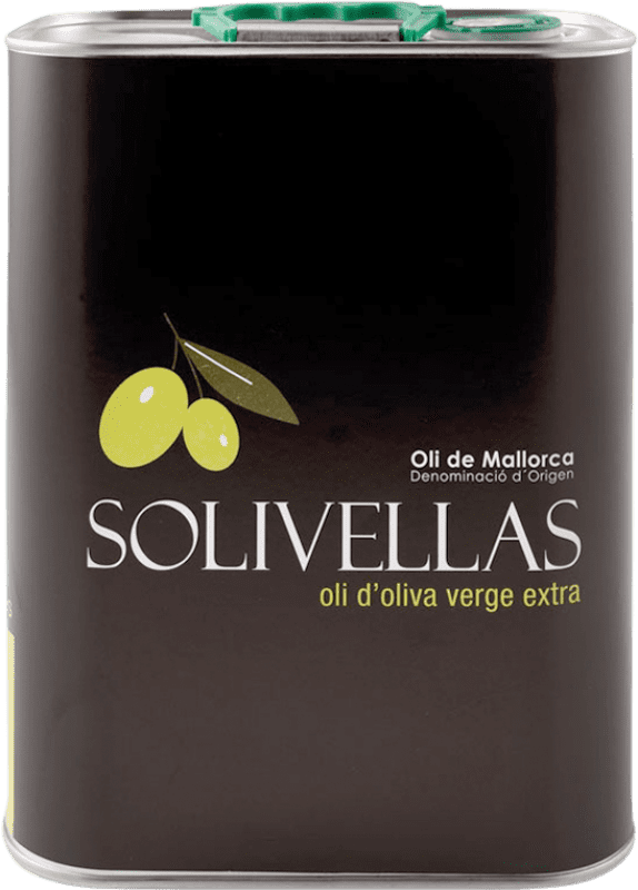 Envío gratis | Aceite de Oliva Agro Alcudia Solivellas AOVE Virgen Extra D.O. Oli de Mallorca Mallorca España Lata Especial 3 L