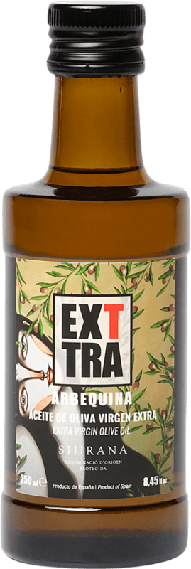 Envío gratis | Aceite de Oliva Exttra Original AOVE Virgen Extra D.O.P. Siurana Cataluña España Arbequina Botellín 25 cl Vidrio