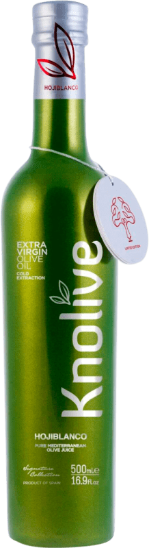 21,95 € | Olive Oil Hispasur Knolive EVOO Extra Virgin Andalusia Spain Hojiblanca Medium Bottle 50 cl Glass