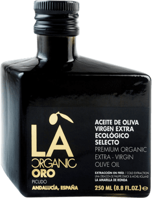 Envoi gratuit | Huile d'Olive La Amarilla de Ronda LA Organic Oro Vidrio Andalousie Espagne Picuda Petite Bouteille 25 cl