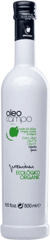 Envío gratis | Aceite de Oliva Oleocampo Premium Ecológico Vidrio Andalucía España Picual Botella Medium 50 cl