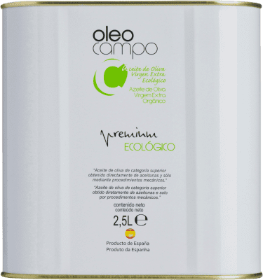 Aceite de Oliva Oleocampo Premium Ecológico Picual Lata Especial 2,5 L