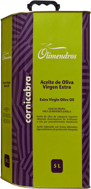 68,95 € | Huile d'Olive Olimendros Région de Murcie Espagne Cornicabra Canette Spéciale 5 L