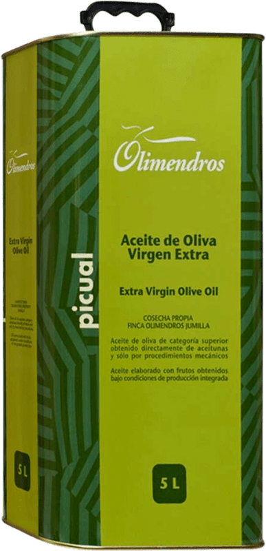 68,95 € | Huile d'Olive Olimendros Région de Murcie Espagne Picual Canette Spéciale 5 L