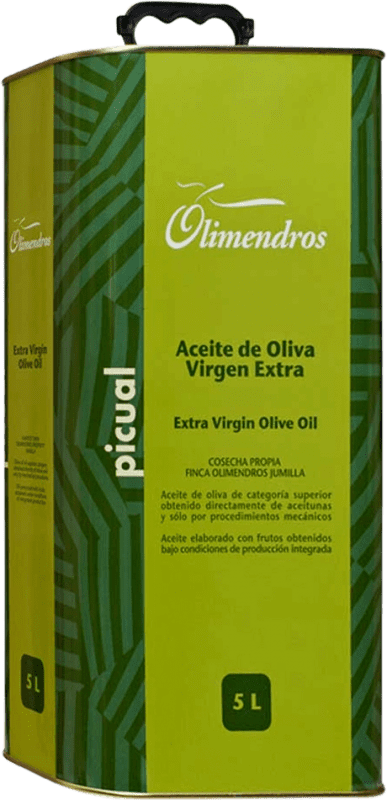 52,95 € | Olivenöl Olimendros E-NOL Extra Nativ Region von Murcia Spanien Picual Spezialdose 5 L