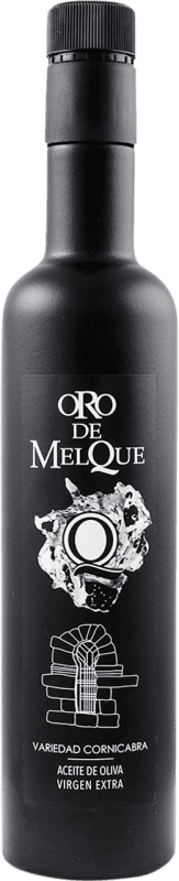 Envoi gratuit | Huile d'Olive Oro de Melque HOVE Vierge Extra Castilla La Mancha Espagne Cornicabra Bouteille Medium 50 cl Verre