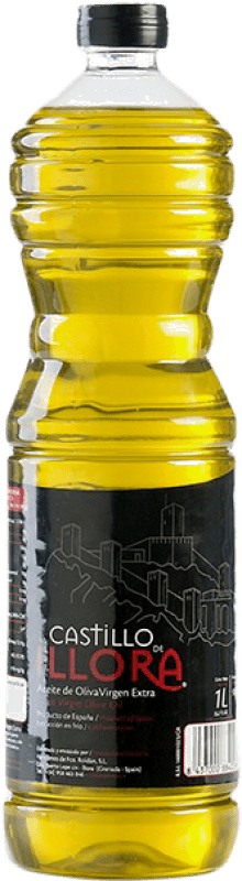 Free Shipping | Olive Oil Roldán 1895 Castillo de Íllora Tradicional PET D.O. Poniente de Granada Andalusia Spain 1 L