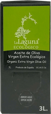 Free Shipping | Olive Oil Sucesores Hnos. López La Laguna Coupage, EVOO Extra Virgin D.O. Baena Córdoba Spain Eco — Organic Bag in Box 3 L
