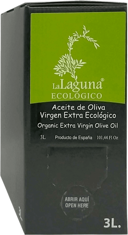 Бесплатная доставка | Оливковое масло Sucesores Hnos. López La Laguna Ecológico D.O. Baena Андалусия Испания Bag in Box 3 L