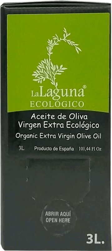 Envío gratis | Aceite de Oliva Sucesores Hnos. López La Laguna Coupage, AOVE Virgen Extra D.O. Baena Córdoba España Eco — Ecológico Bag in Box 3 L