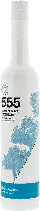 Envío gratis | Aceite de Oliva Terraverne 555 AOVE Virgen Extra Andalucía España Hojiblanca Botella Medium 50 cl