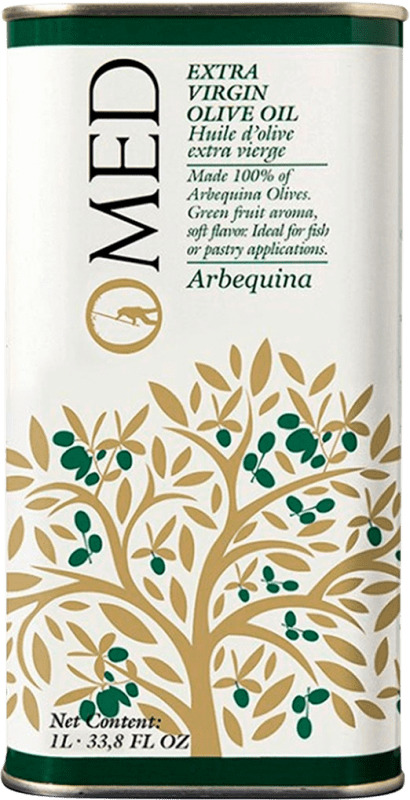 29,95 € | Huile d'Olive Venchipa O-Med Andalousie Espagne Arbequina Canette Spéciale 1 L