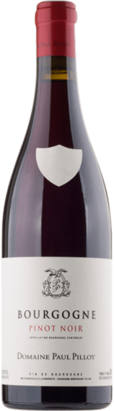 Бесплатная доставка | Красное вино Paul Pillot Rouge A.O.C. Bourgogne Бургундия Франция Pinot Black 75 cl