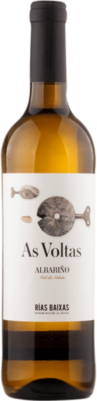 Бесплатная доставка | Белое вино Condes de Albarei As Voltas D.O. Rías Baixas Галисия Испания Albariño 75 cl